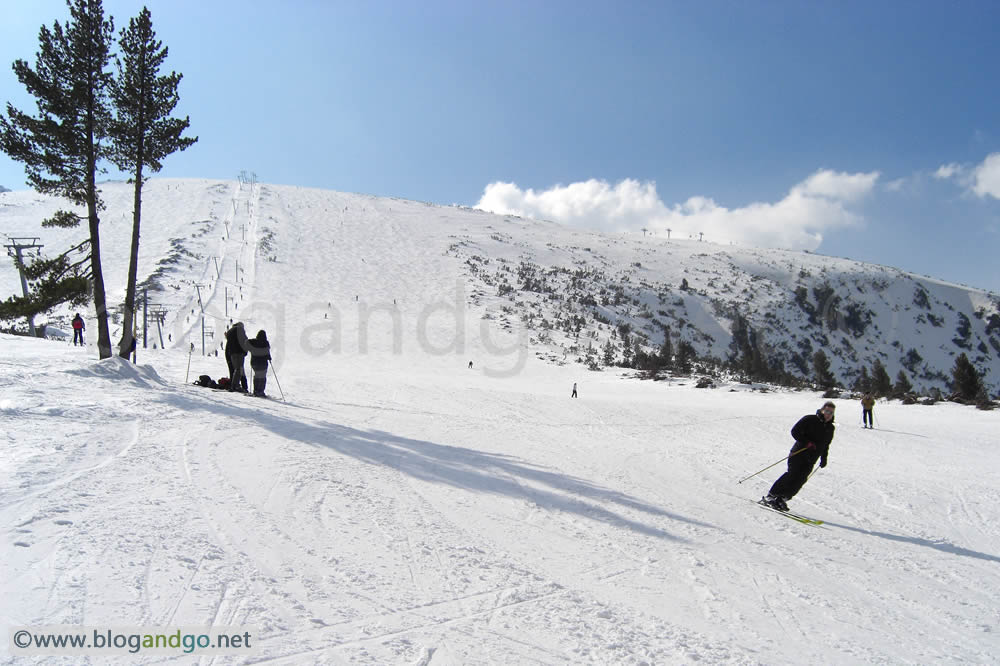 Bansko - Near the top of the Shiligarnika ski area